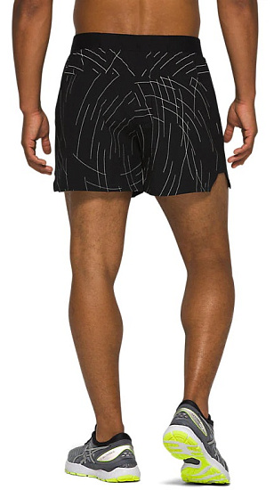 Шорты мужские ASICS Night Track Black Aop - Фото 2 большая