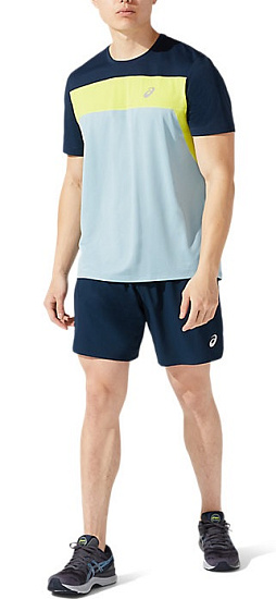 Шорты мужские ASICS Road 7In French Blue - Фото 6 большая