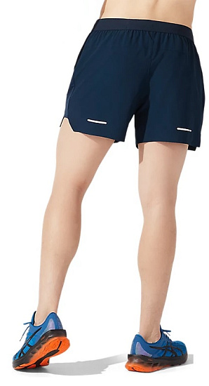 Шорты мужские ASICS Road 5In French Blue - Фото 2 большая