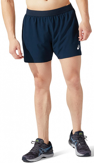 Шорты мужские ASICS Road 2-N-1 5In French Blue/French Blue - Фото 1 большая