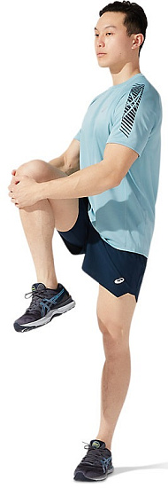 Шорты мужские ASICS Road 2-N-1 5In French Blue/French Blue - Фото 6 большая