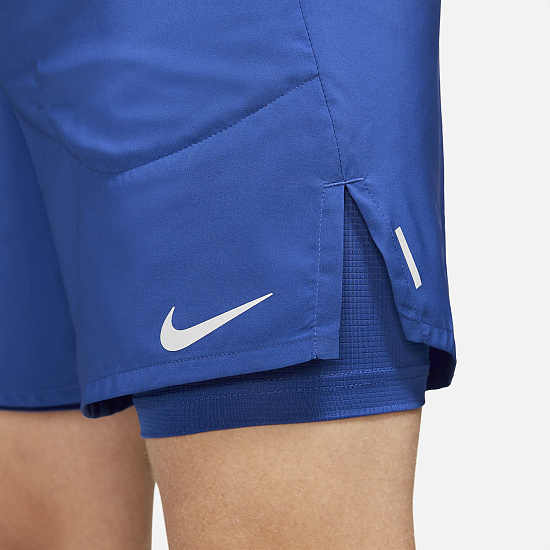 Шорты мужские Nike Flex Stride Game Royal/Game Royal/Reflective Silver - Фото 5 большая