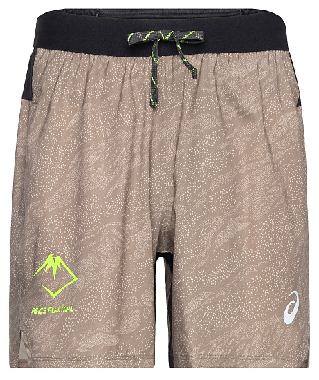 Шорты мужские ASICS Fujitrail 5In Pepper - Фото 1 большая