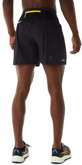 Шорты мужские ASICS Fujitrail Black - Фото 6 большая
