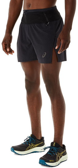 Шорты мужские ASICS Fujitrail Black - Фото 7 большая