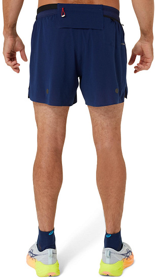 Шорты мужские ASICS Metarun 5In Blue - Фото 4 большая