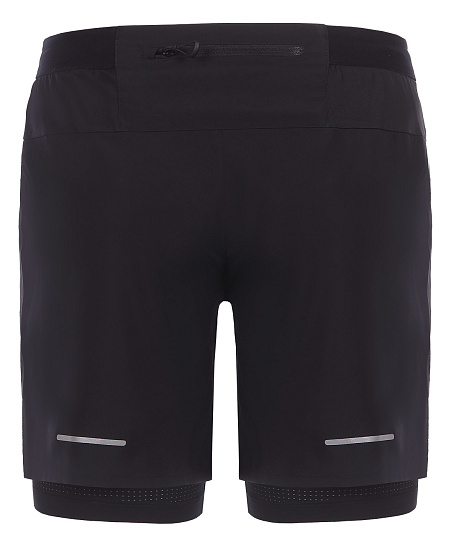 Шорты мужские ASICS Road 2in1 5In Black - Фото 2 большая