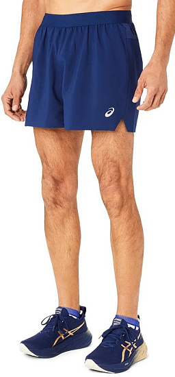 Шорты мужские ASICS Road 5In Blue - Фото 2 большая