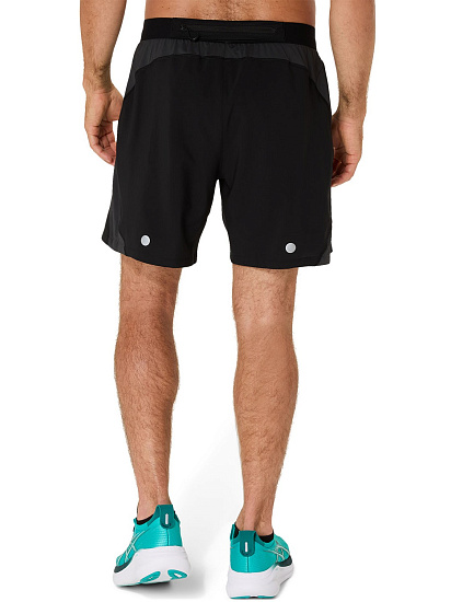 Шорты мужские ASICS Road 7In Performance Black/Graphite Grey - Фото 2 большая