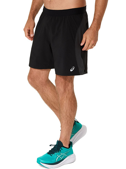 Шорты мужские ASICS Road 7In Performance Black/Graphite Grey - Фото 6 большая