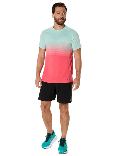 Шорты мужские ASICS Road 7In Performance Black/Graphite Grey - Фото 9 большая