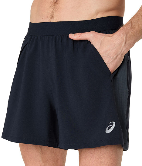 Шорты мужские ASICS Road 5In Midnight Blue - Фото 6 большая