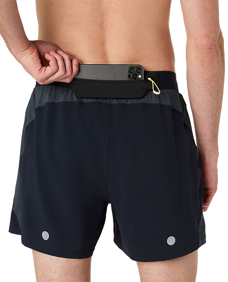 Шорты мужские ASICS Road 5In Midnight Blue - Фото 7 большая