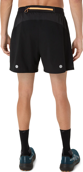 Шорты мужские ASICS Fujitrail All Over Print 5In Performance Black - Фото 3 большая