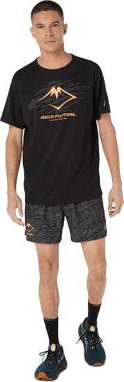 Шорты мужские ASICS Fujitrail All Over Print 5In Performance Black - Фото 9 большая