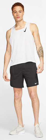 Шорты мужские Nike Flex Stride 7In Black/Reflective Silv - Фото 2 большая