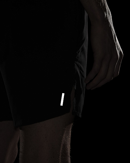 Шорты мужские Nike Flex Stride 7In Black/Reflective Silv - Фото 3 большая