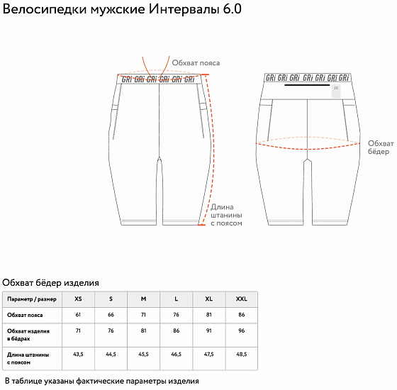 Шорты мужские GRI Интервалы 3.0 Черный - Фото 12 большая