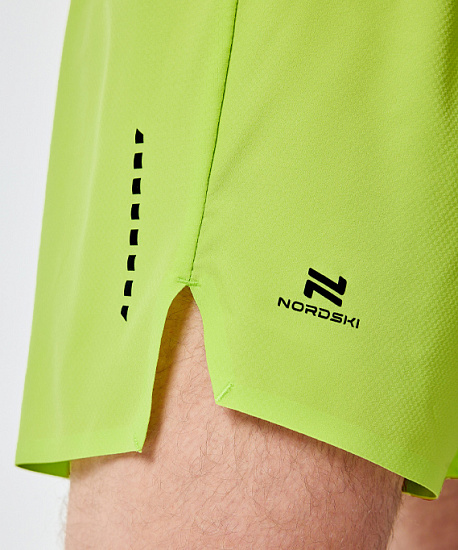 Шорты мужские Nordski Pro Lime Green - Фото 6 большая