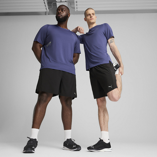 Шорты мужские Puma Run Velocity 7" Black - Фото 3 большая