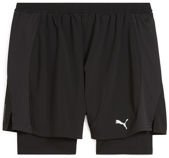 Шорты мужские Puma Run Velocity 2In1 Black - Фото 1 большая