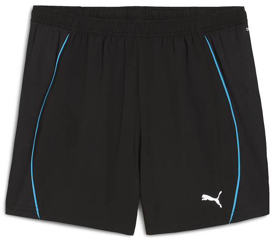 Шорты мужские Puma Run Velocity 5" Puma Black/Speed Blue - Фото 1 большая