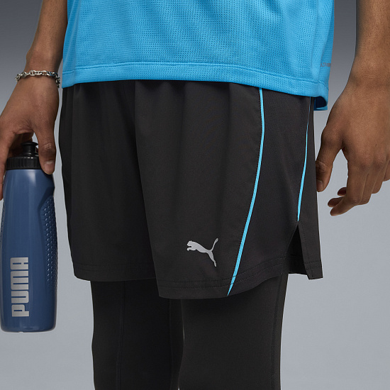 Шорты мужские Puma Run Velocity 5" Puma Black/Speed Blue - Фото 4 большая