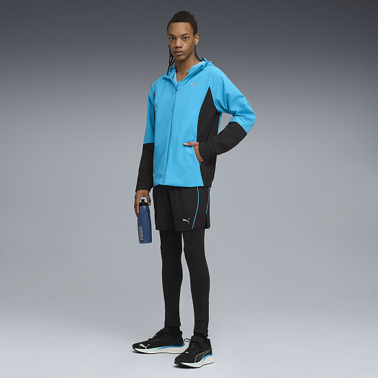 Шорты мужские Puma Run Velocity 5" Puma Black/Speed Blue - Фото 5 большая