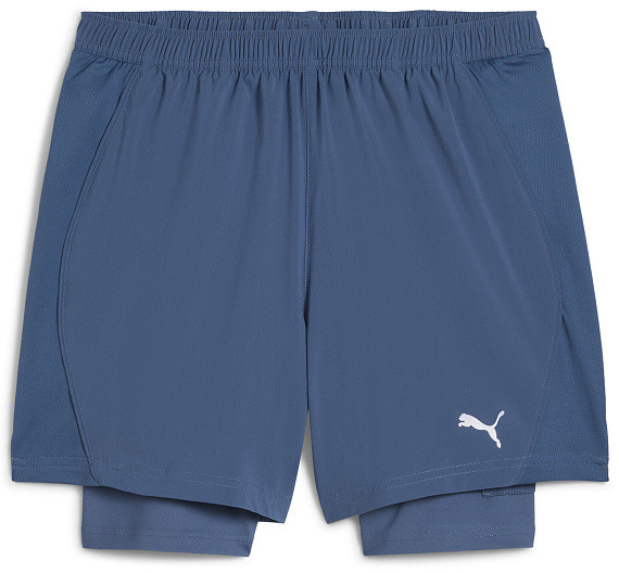 Шорты мужские Puma Run Velocity 2In1 Dark Indigo - Фото 1 большая