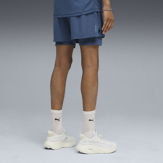 Шорты мужские Puma Run Velocity 2In1 Dark Indigo - Фото 4 большая