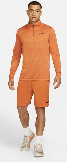 Шорты мужские Nike Df Knit 6.0 Orange - Фото 2 большая