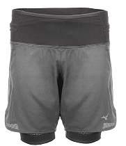 Шорты мужские Mizuno Trail Multipocket 2In1 Lava Smoke