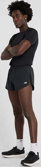 Шорты мужские New Balance RC Seamless 3" Split Black - Фото 9 большая