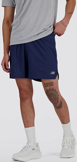 Шорты мужские New Balance RC 7" NB Navy - Фото 2 большая