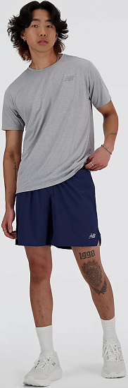 Шорты мужские New Balance RC 7" NB Navy - Фото 3 большая