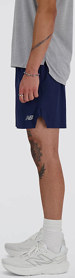 Шорты мужские New Balance RC 7" NB Navy - Фото 4 большая