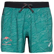 Шорты мужские ASICS Fujitrail All Over Print 5in Rainy Lake/White Sage (Aop)