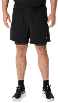 Шорты мужские ASICS Road 2N1 5in Performance Black/Graphite Grey