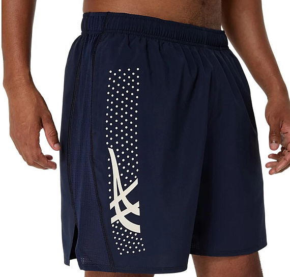 Шорты мужские ASICS Icon 7in Midnight - Фото 8 большая