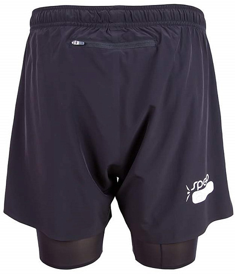 Шорты мужские UGLOW Speed Aero 5 Elevate Black - Фото 4 большая