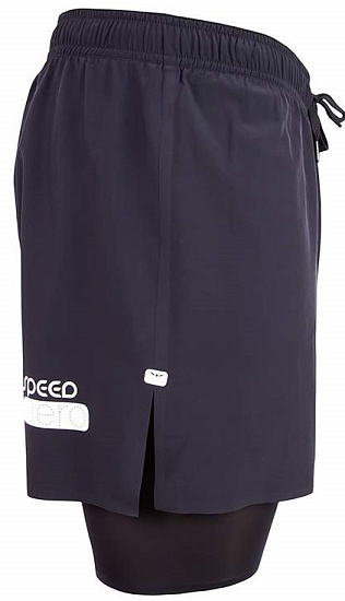 Шорты мужские UGLOW Speed Aero 5 Elevate Black - Фото 4 большая