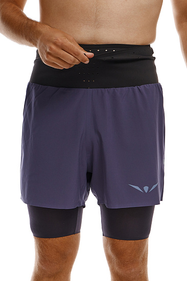 Шорты мужские UGLOW Free Aero 5 Elevate Greystone - Фото 6 большая