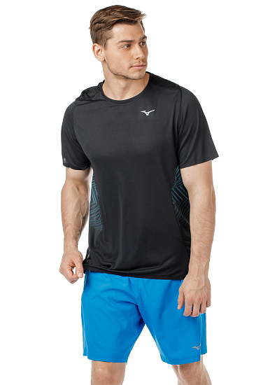 Шорты мужские Mizuno Impulse 7.5 2in1 Син - Фото 3 большая