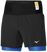Шорты мужские Mizuno Multi Pocket 7.5 Black/Surf the Web