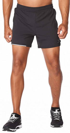 Шорты мужские 2XU Aero 5 Inch Black - Фото 1 большая