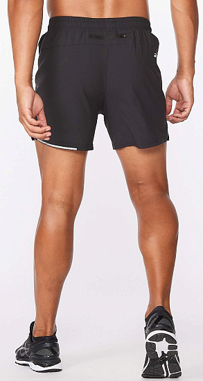 Шорты мужские 2XU Aero 5 Inch Black - Фото 3 большая