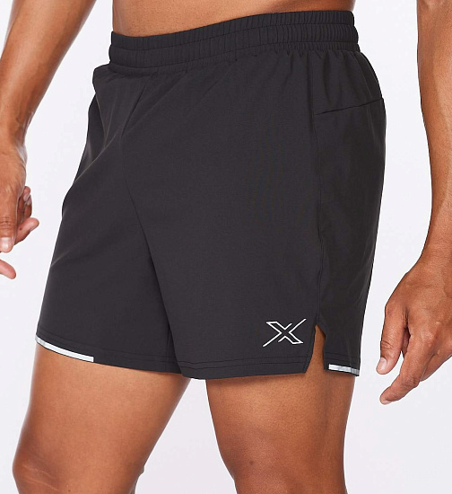 Шорты мужские 2XU Aero 5 Inch Black - Фото 5 большая