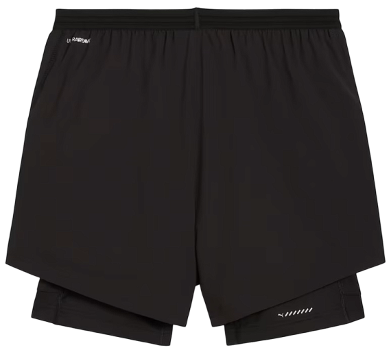 Шорты мужские Puma Everyday Ultraweave 2in1 5 Black - Фото 7 большая