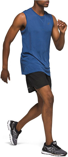 Шорты мужские ASICS Ventilate 2-N-1 5In Performance Black - Фото 6 большая