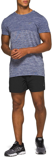 Шорты мужские ASICS Road 2-N-1 5In Performance Black - Фото 6 большая